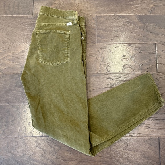 Lucky Brand Pants - Lucky Brand Sofia Skinny Corduroy Pants Olive Green Size 8/29
